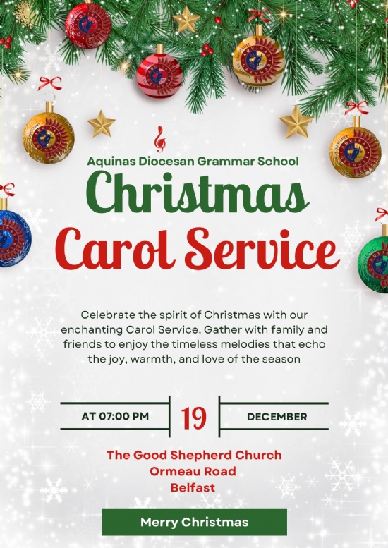 Carol Service 19th December 07:00PM