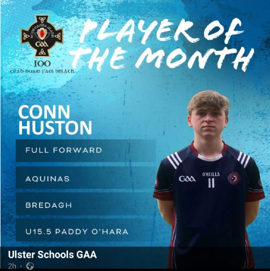 Conn is GAA Player of the month