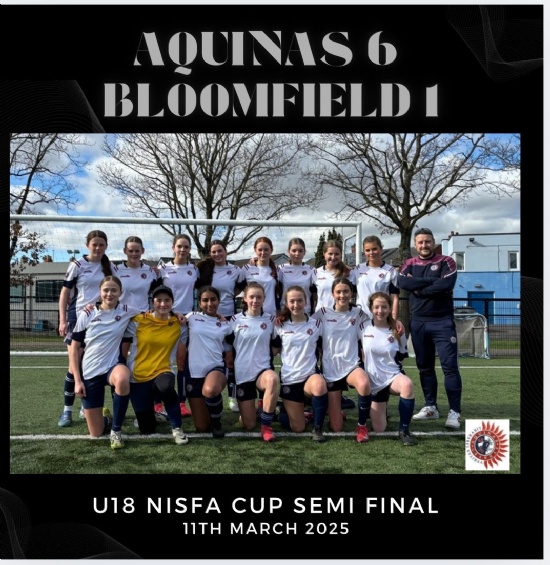 U18 Girls through to NISFA final