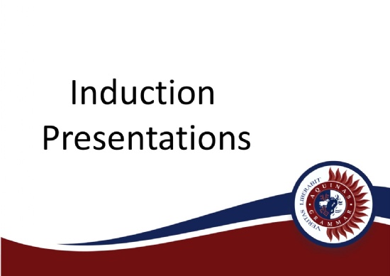 Induction Presentations September 2024